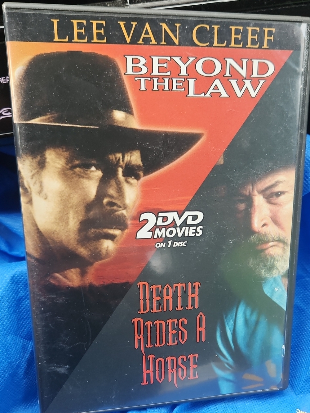 🌟3/$25🌟 Lee Van Cleef double feature DVD Beyond the Law & Death Rides a Horse